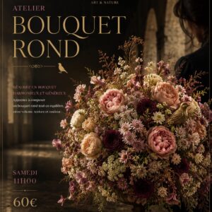 Atelier Bouquet Rond - Samedi 11h